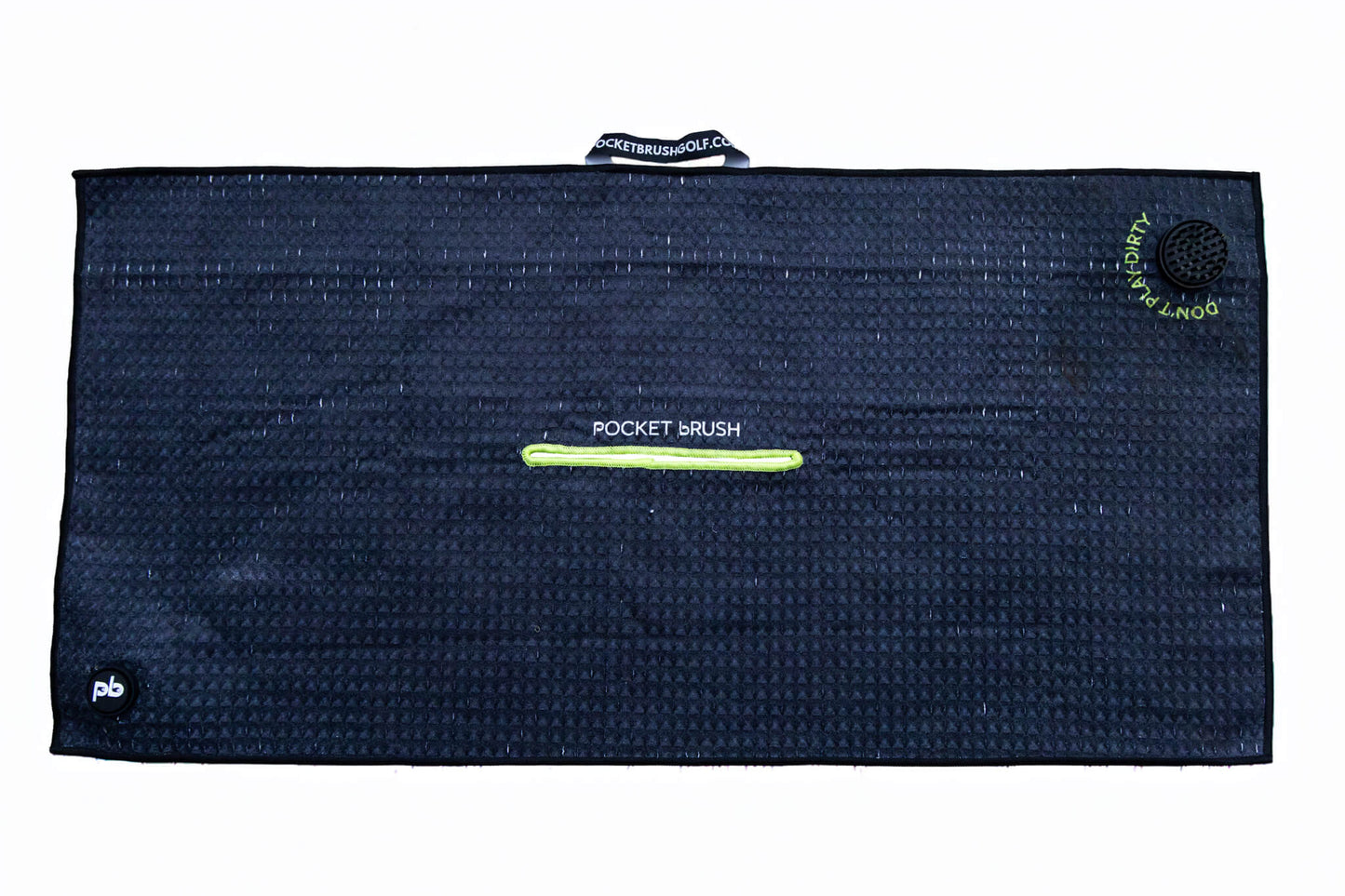 All-In-One Brush Towel | Golf Towel with Groove Cleaner Brush 3