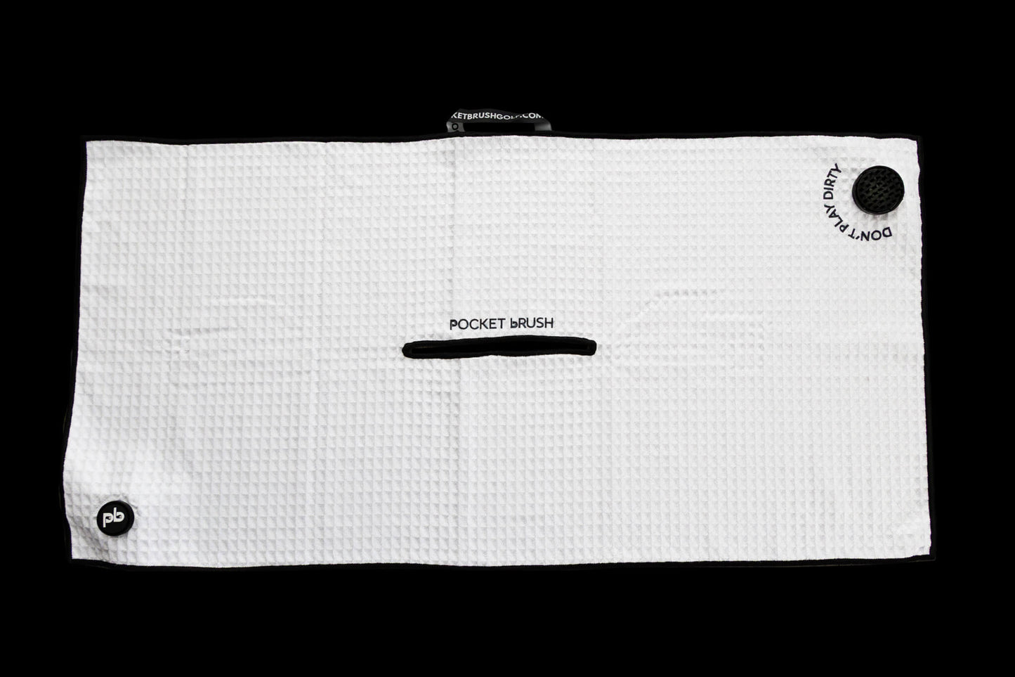 All-In-One Brush Towel | Golf Towel with Groove Cleaner Brush 4