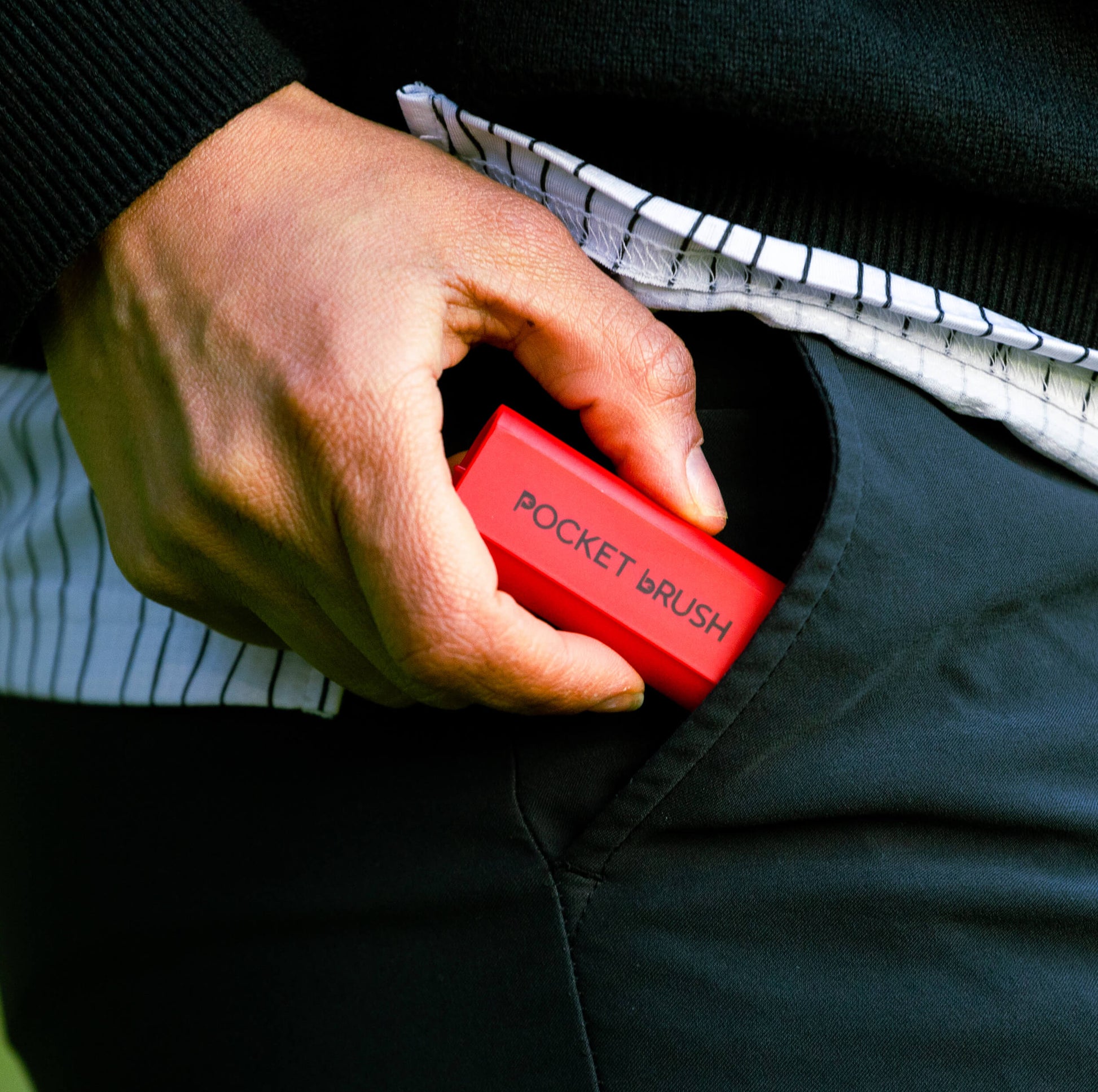 Pocket Brush Golf Club Cleaner | Club Cleaning Brush Sunday Red