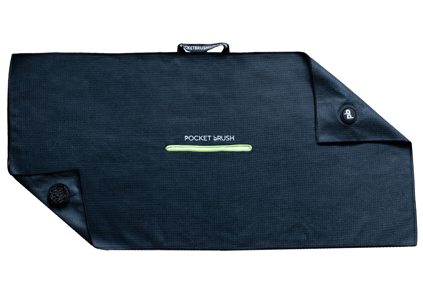 Don't Play Dirty Golf Club Towel / Brush | Charcoal | Golf Towel