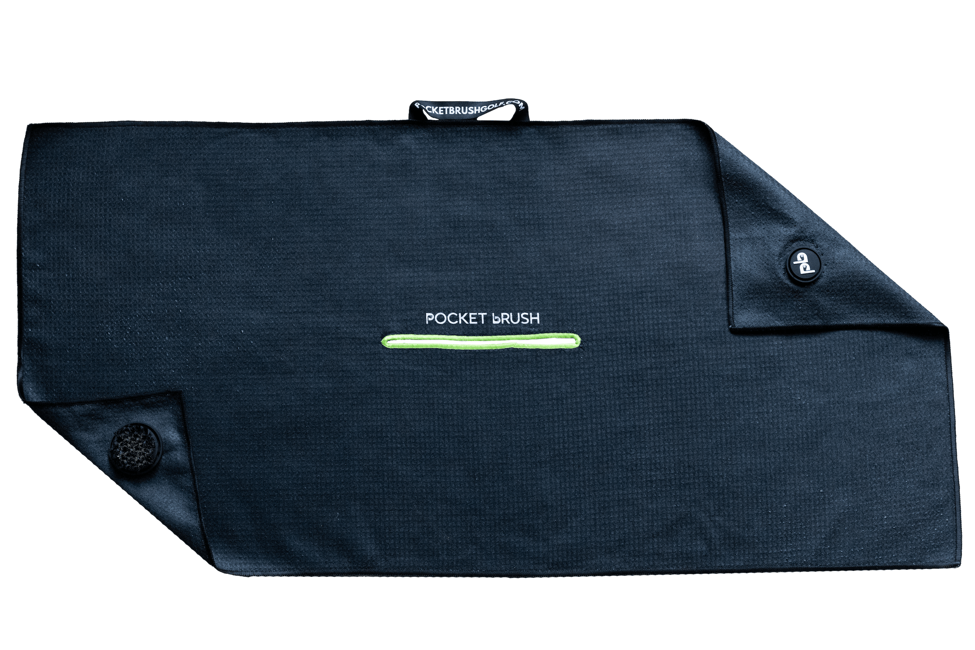 Don't Play Dirty Golf Club Towel / Brush | Charcoal | Golf Towel
