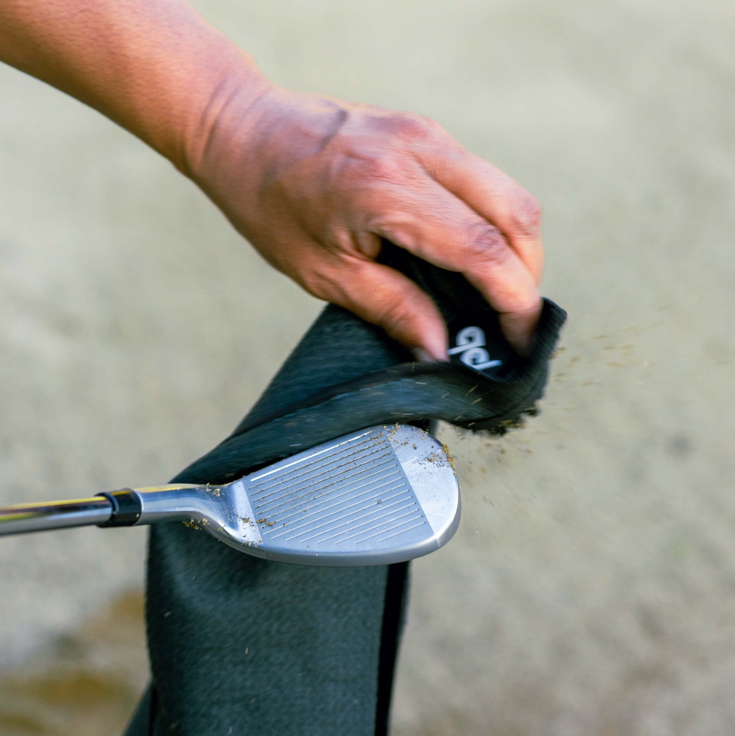 Don't Play Dirty Pocket Brush Golf Club Brush Towel 5 | Charcoal