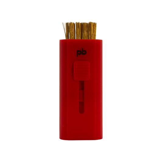 Pocket Brush Golf Club Cleaner | Club Cleaning Brush Sunday Red
