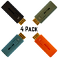 Pocket Brush | Golf Club Cleaner | Portable | 4 Pack