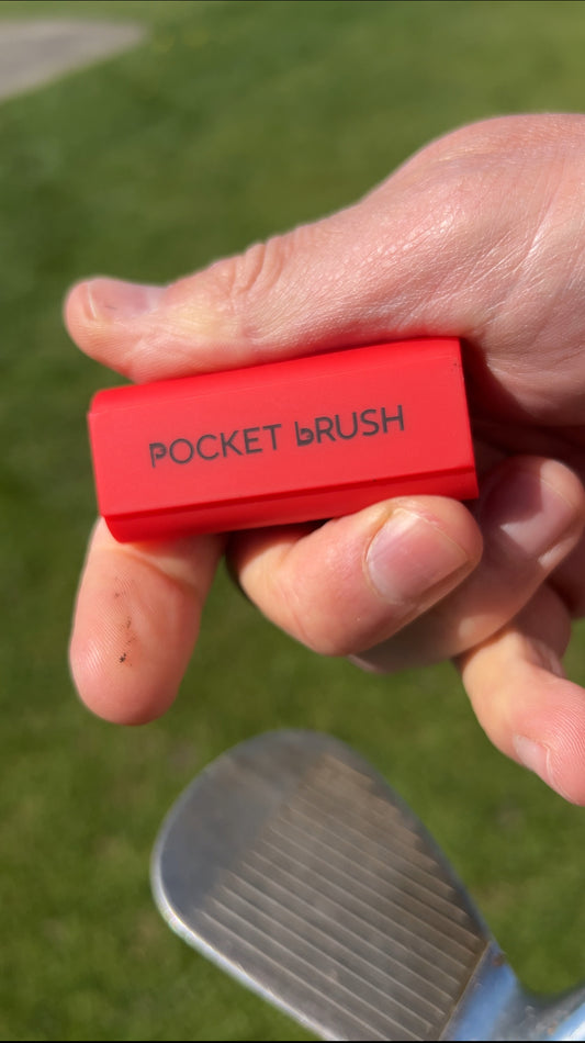 Sunday Red Pocket Brush Golf Club Cleaner