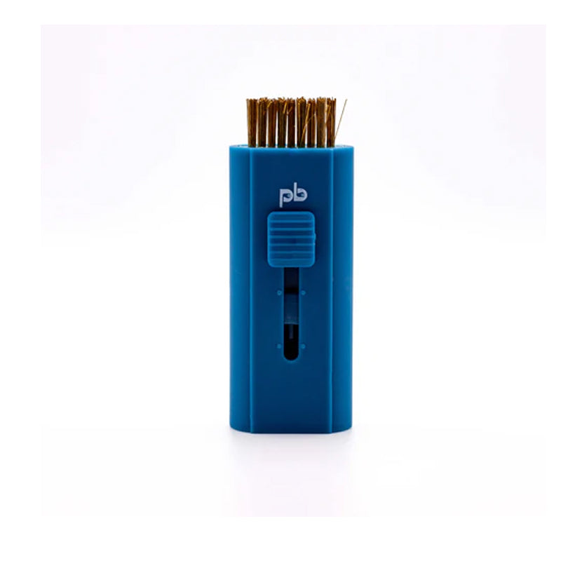 Golf Club Brush / Cleaner | Portable | Navy / Gold | Pocket Brush