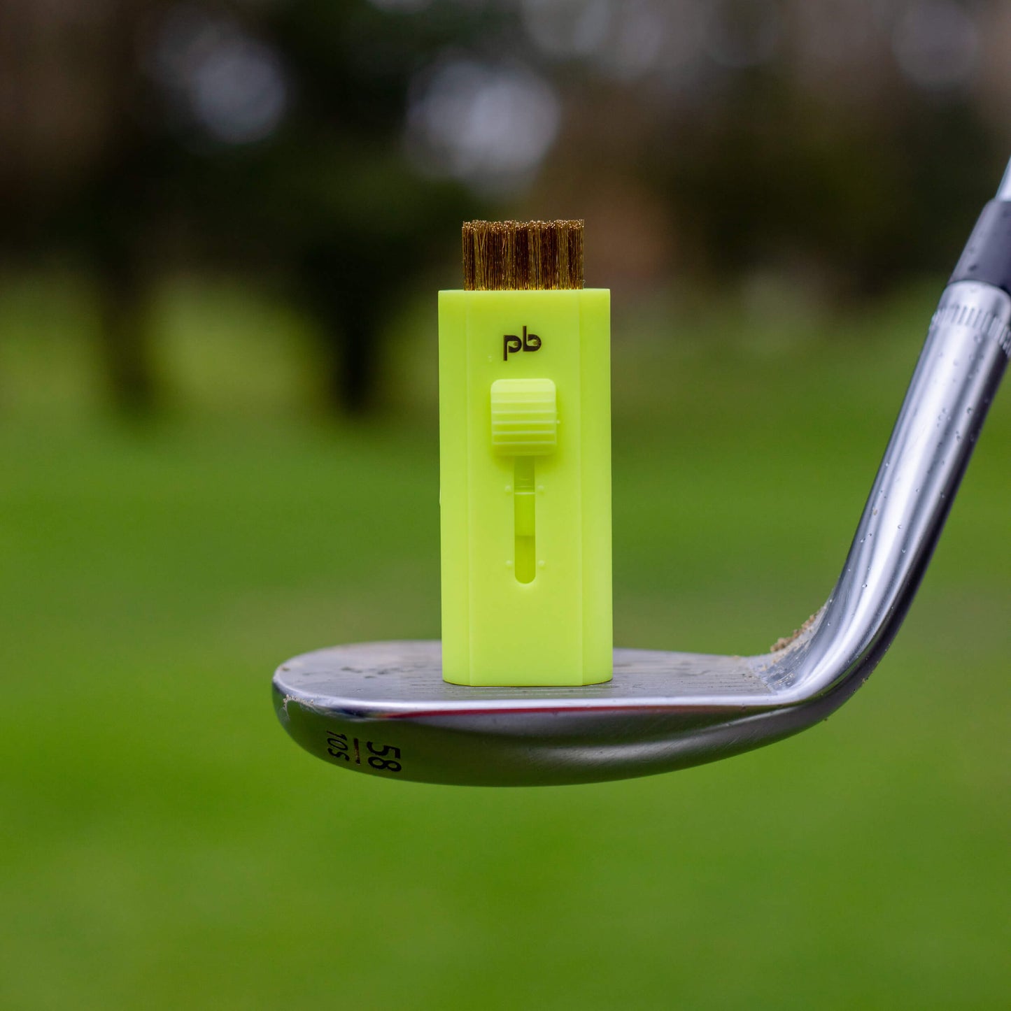Pocket Brush Golf Club Cleaner Cleaning Brush Neon